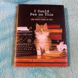 Funny cat book, “I Could Pee on That” new